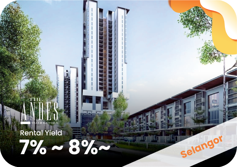 The Andes · Selangor · 7–8% yield