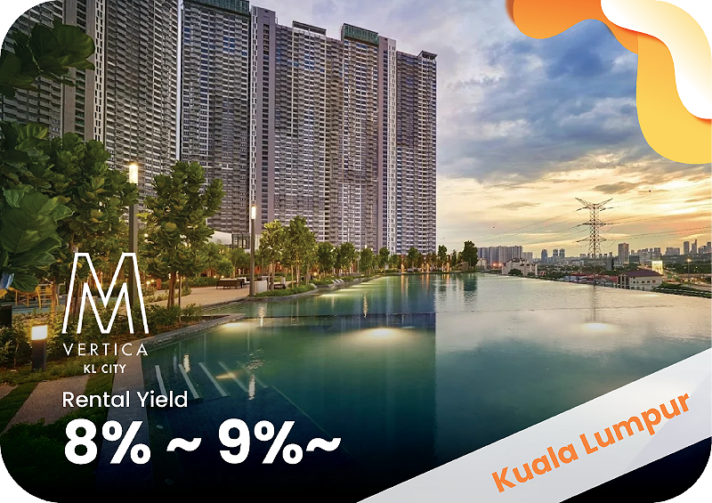 M Vertica · Kuala Lumpur · 8–9% yield