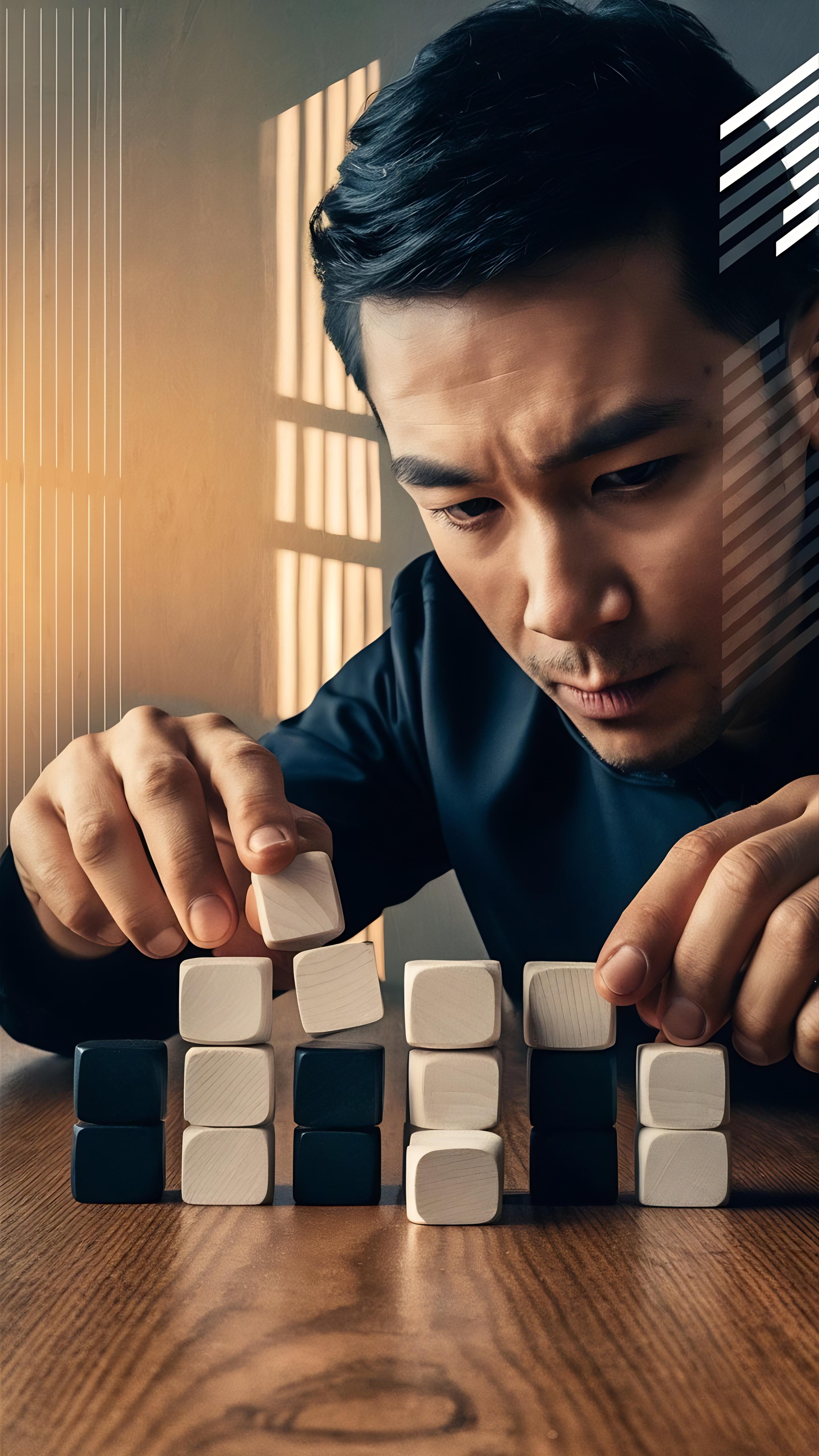 Hand-managed property blocks — a metaphor for fragmented traditional rental management